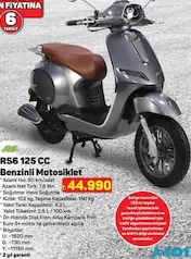 VOLTA REVOLT RS6 125 CC BENZİNLİ MOTOSİKLET fiyat ve kampanya bilgisi